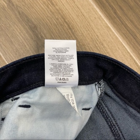 Express Women's High Rise Jeans - Dark Blue - Picture 8 of 10